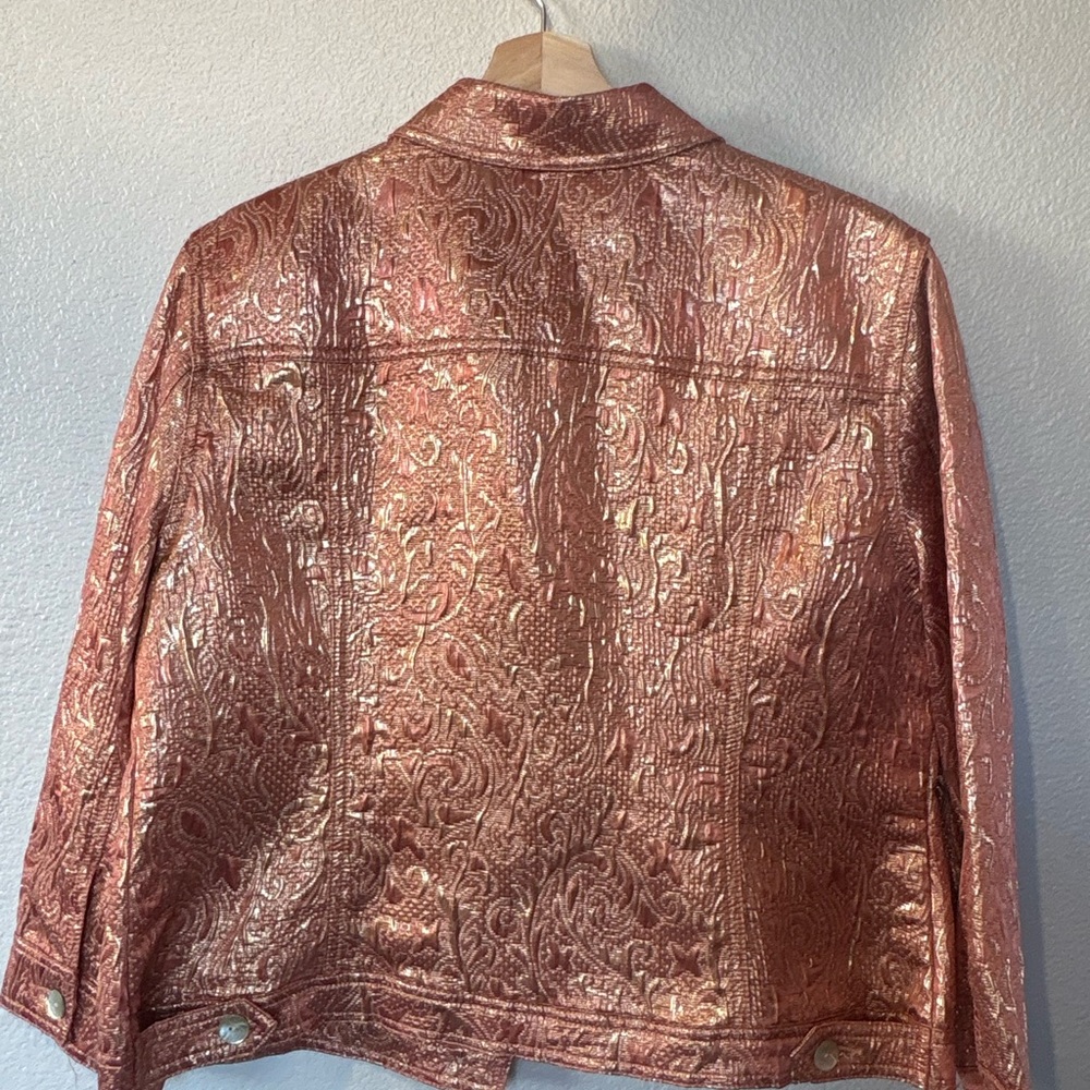 Ruby Rd metallic accent coat - Picture 4 of 5